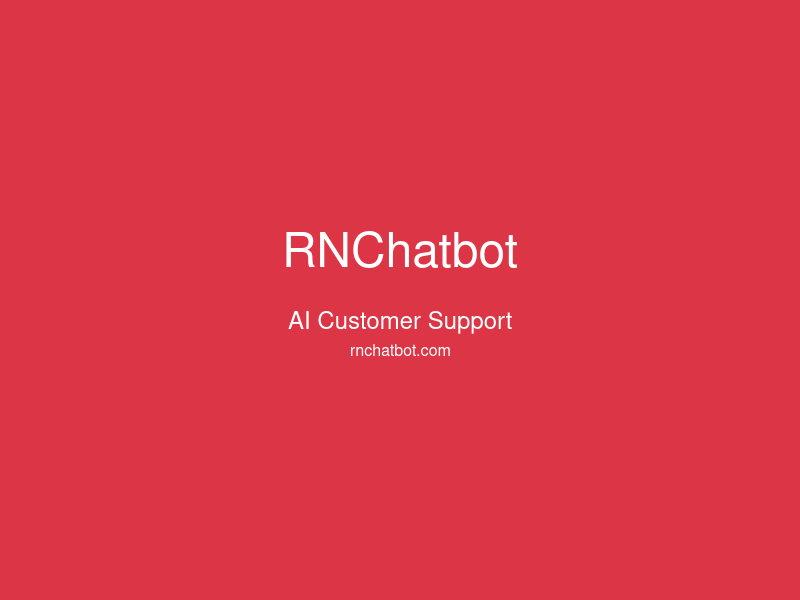 RNChatBot